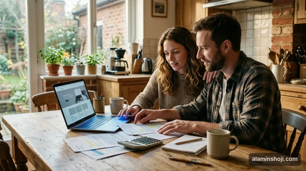 Small business owners reviewing website design quotes for 2026